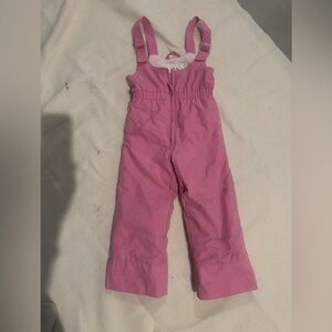 Kids Pink Obermeyer Snow Pants - Snow bib - Snoveralls - Size 4